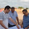 Presidente Dutra: Prefeito Juran Carvalho e Ciro Neto, visitam inicio das obras do novo Centro de Abastecimento.