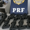 PRF apreende kits que transformam pistolas em metralhadoras
