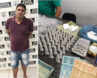 Traficante é preso após ser flagrado com cocaína e oferecer R$ 10 mil aos PMs em Açailândia
