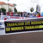 Em Codó manifestações contra a reforma  da previdência