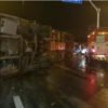 Ônibus da banda Forró Sacode tomba na BR-116 e deixa feridos