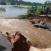 Açude transborda e rompe a BR-316 em Zé Doca, no Maranhão
