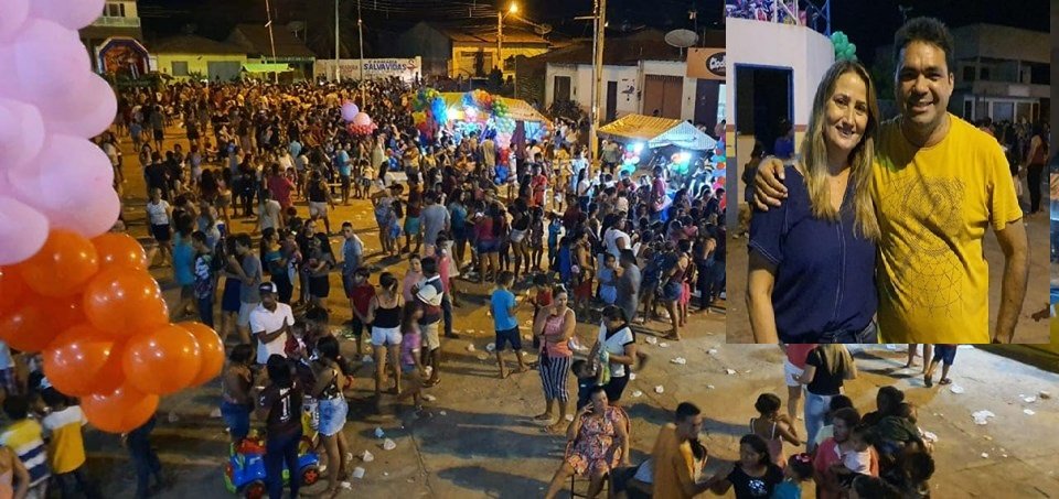 A Prefeitura de Gonçalves Dias comemorou neste 11/10, o dia das crianças com grande festa na praça de ventos