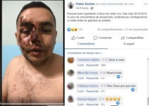 Vereador de oposição leva uma surra e acusa prefeito, em Tavares – Paraíba