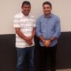 O líder político Rogèrio conal de Governador Eugênio Barros participa da inauguração da unidade policial de Gonçalves Dias