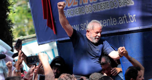 Ex-presidente Lula, sua  saída da prisão deve ocorrer ainda nesta sexta 08/11