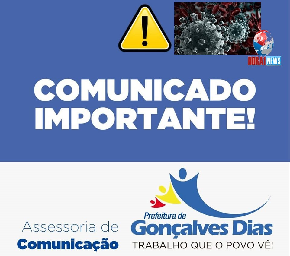 Comunicado da prefeitura municipal de Gonçalves Dias