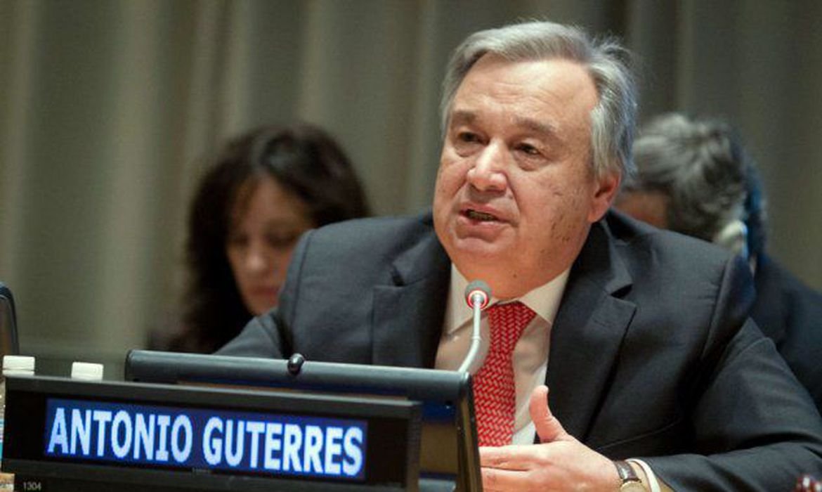 O secretário-geral da Organização das Nações Unidas (ONU), António Guterres, disse que a pandemia de covid-19 é o maior desafio que o mundo enfrenta desde a Segunda Guerra Mundial