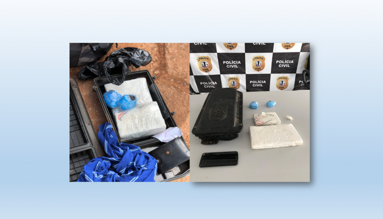 Polícia Civil prende um homem com dois quilos de cocaína em Peritoró