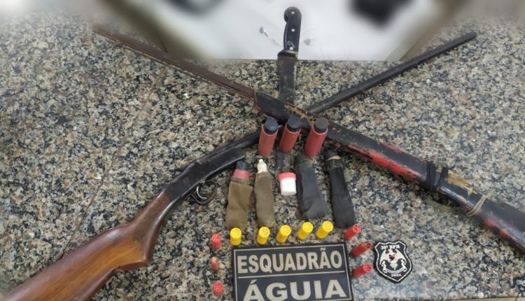 PMMA APREENDE DUAS ARMAS DE FOGO EM BURITICUPU – MA