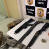 AÇÃO CONJUNTA APREENDE ARMAS DE FOGO EM TUNTUM – MA