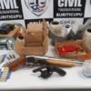 OPERAÇÃO CONJUNTA DA POLÍCIA CIVIL APREENDE ARMAS, MUNIÇÕES E CIGARROS EM BURITICUPU/MA