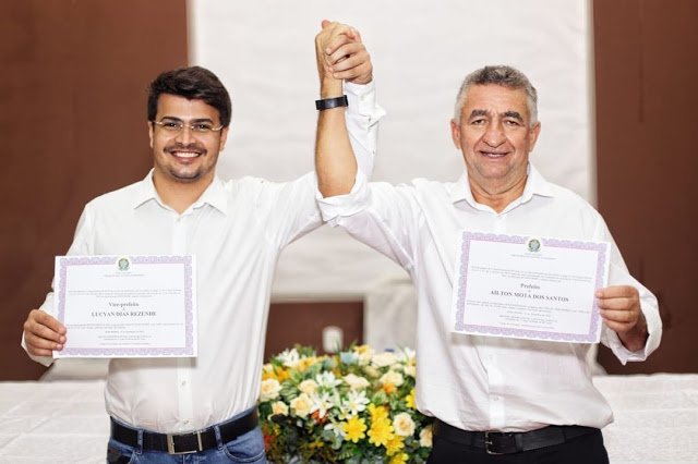 Galego Mota e Lucyan recebem diplomas como prefeito e vice eleitos de Dom Pedro