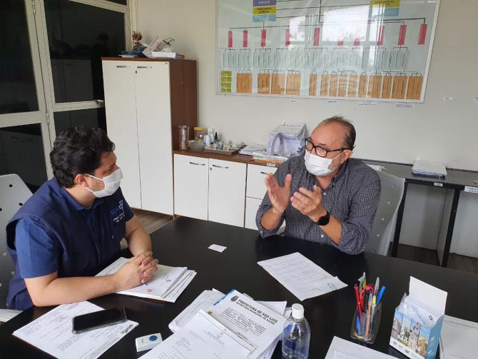 César Pires discute assistência a hipertensos e diabéticos com secretário de Saúde de São Luis