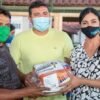 Daniella Tema inicia distribuição de cestas básicas em Tuntum e Presidente Dutra