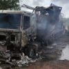 BOMBEIROS COMBATEM INCÊNDIO EM CAMINHÃO NA BR-226 PRÓXIMO A BARRA DO CORDA
