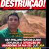 WELINGTON DO CURSO MOSTRA A SITUAÇÃO DA BR 332, HERANÇA DE FLÁVIO DINO