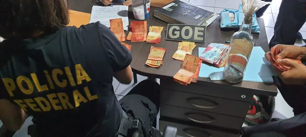 Polícia Federal realiza operação e apreende mais de R$ 29 mil roubados da Caixa Econômica