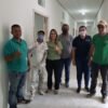 Vice-prefeita Suane Dias e equipe enviada pelo Governo visitam obra do hospital