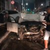 São Luís: Grave acidente deixa BMW OXS-2014, só o bagaço e ocupantes saem com escoriações leves