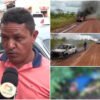 Taxista é morto a tiros e o carro incindiado no MA