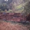 Ônibus com grupo de quadrilha junina vira na Estrada do Arroz em Imperatriz