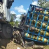 Caminhão com gás colide em carro e deixa duas pessoas  mortas na BR 135