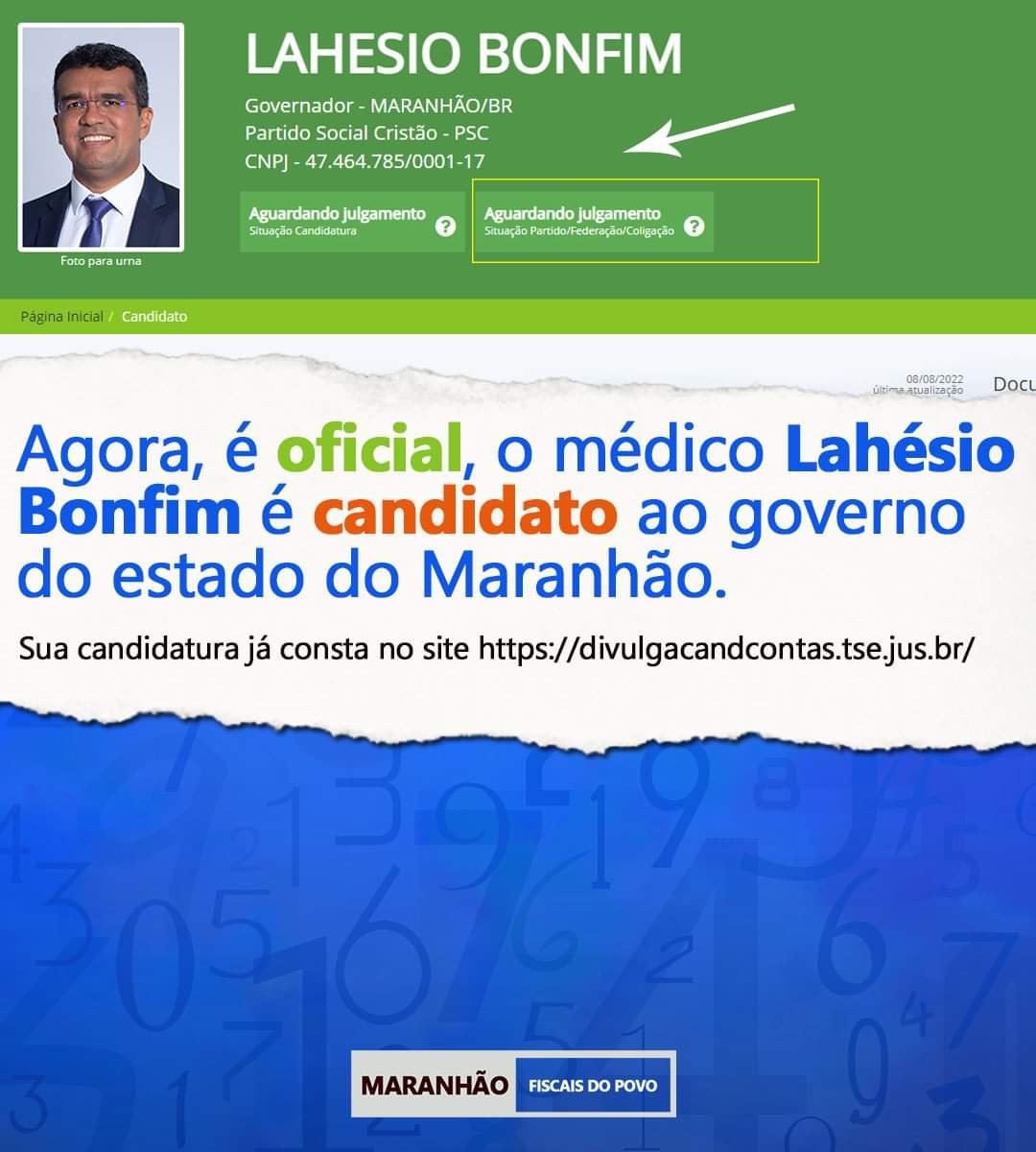 Está confirmado, Lahésio Bonfim é candidato a governador