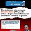 Blogs sustentados por Weverton Rocha atacam Lahesio Bonfim