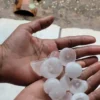 Chuva de granizo atinge Imperatriz