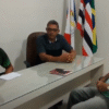 Valmir Araujo entrevistando o locutor mais velho de Gonçalves Dias MA, Sebastião Galera