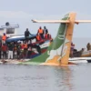 Avião cai em lago na Tanzânia