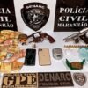 EM TIMON, OPERAÇÃO DA POLÍCIA CIVIL APREENDE DROGAS, ARMAS DE FOGO E PRENDE DUAS PESSOAS POR TRÁFICO DE DROGAS