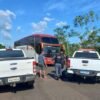 POLICIAIS MILITARES FRUSTAM ASSALTO E PRENDEM DOIS HOMENS ARMADOS QUE TENTARAM ROUBAR UM ÔNIBUS EM SANTA LUZIA