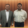 Presidente da Câmara municipal de vereadores de Presidente Dutra, Aristeu Nunes e o Governador Carlos Brandão inauguram o novo prédio do Legislativo Municipal