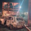 Grave acidente carro pega fogo e motorista morre carbonizado