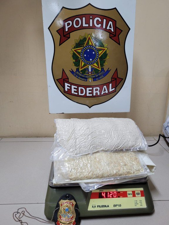 Polícia Federal apreende 4kg de drogas no Aeroporto Internacional de São Luís/MA