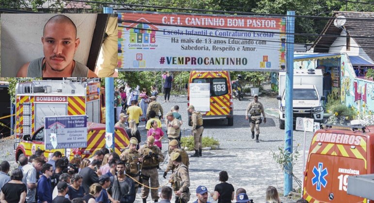 Quatro crianças são mortas após homem invadir creche com machado em Santa Catarina