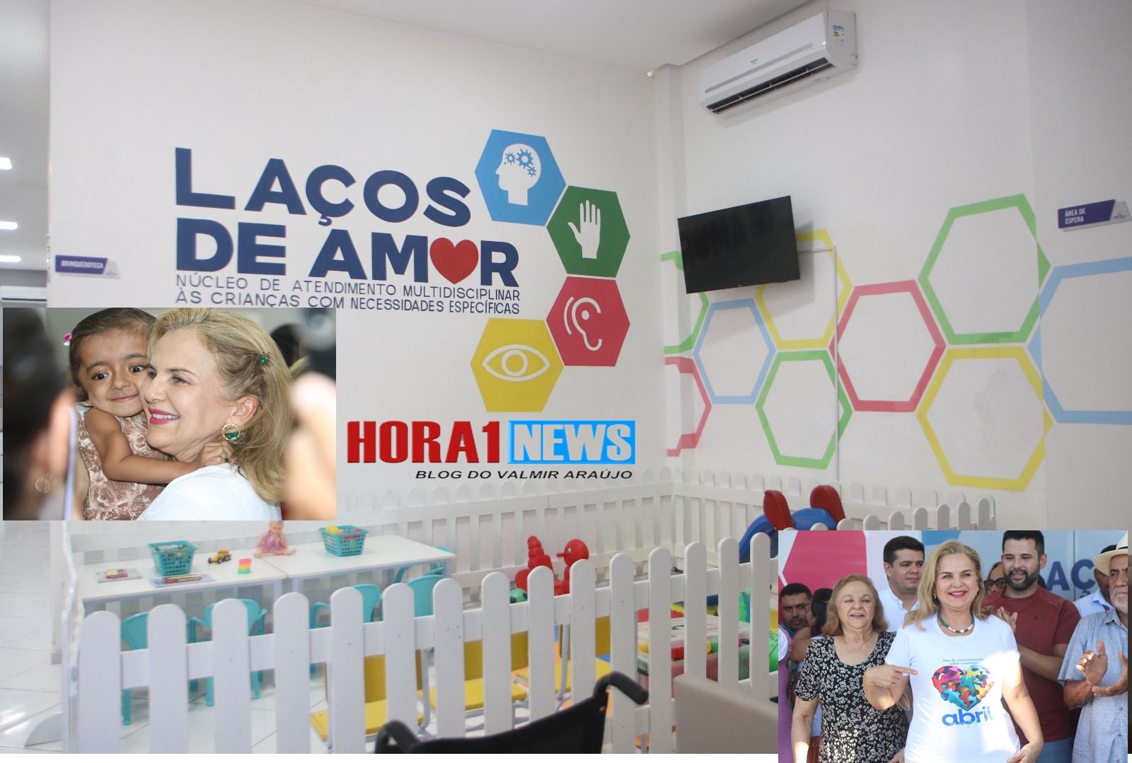 Maura Jorge inaugura um dos mais completos centro de apoio às crianças com nescessidades especiais do MA