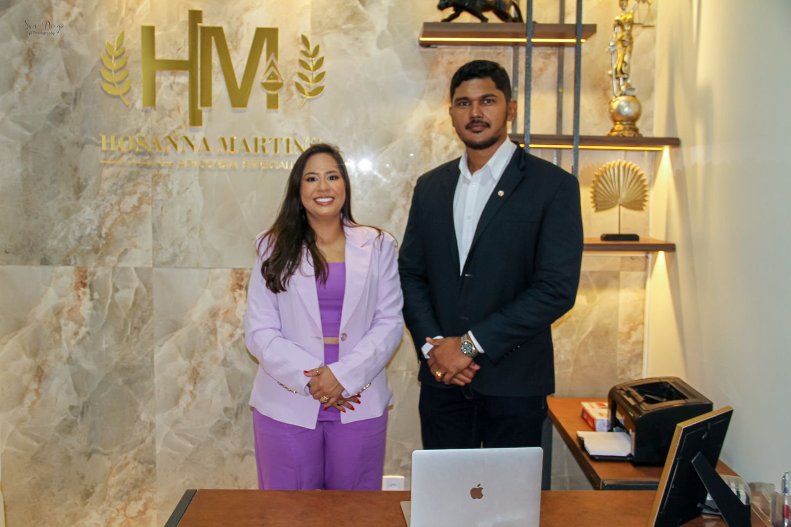 Hosanna Martins e Ibraim Vieira inauguram escritório de advocacia em Marajá do Sena