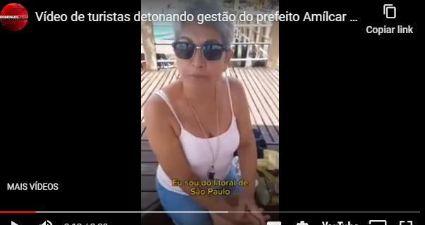 Vídeo de turistas detonando a gestão do prefeito Amílcar em Barreirinhas 