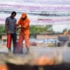 Arraial da Assembleia – Responsáveis por barracas recebem treinamento em combate a incêndio