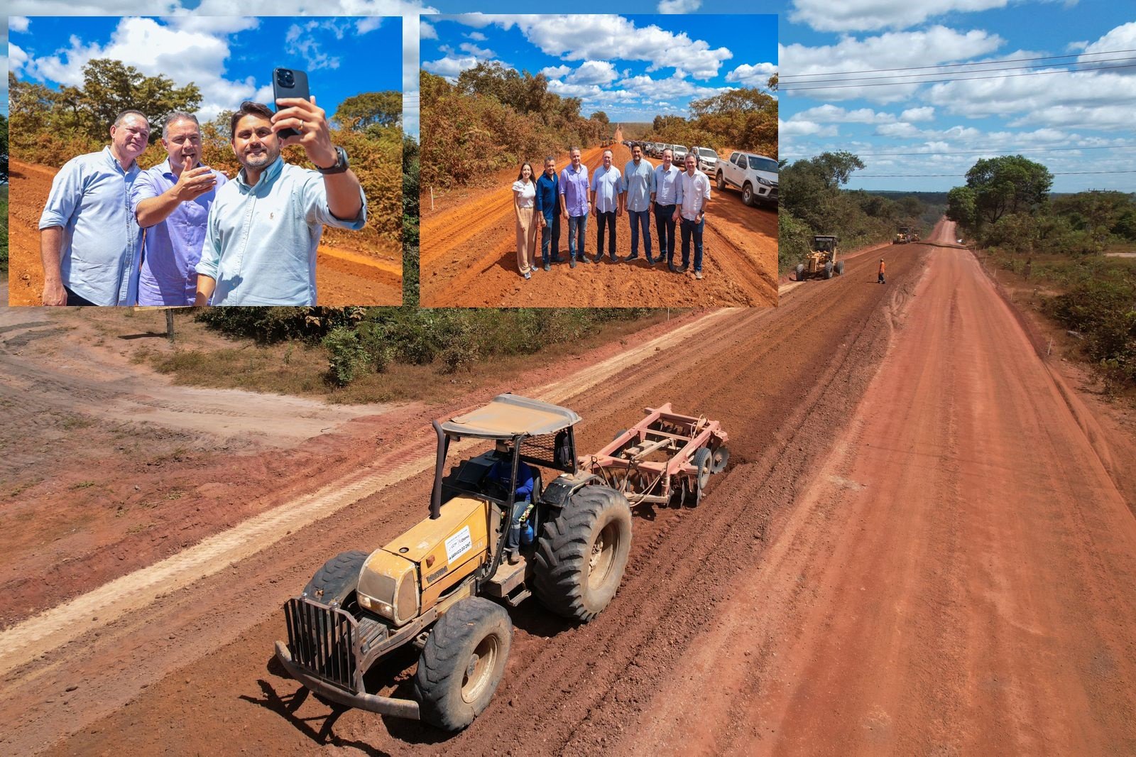 Governo do Maranhão e Ministério dos Transportes vistoriam obras de pavimentação na BR-226, em Timon