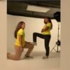 Rayssa Leal fotografando para a Nike