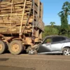 Acidente envolvendo carro e carreta deixa uma pessoa morta na BR-010 em Imperatriz
