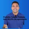 Prefeito Toinho Patioba tem 69,5% de aprovação  e Romeu Patioba é a grande surpresa em todos os cenários para prefeitura  de Gonçalves Dias em 2024