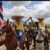 Prefeito Toinho e Romeu Patioba são recebidos com festa em grande cavalgada