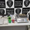 EM TIMON E APREENDE GRANDE QUANTIDADE DE ENTORPECENTES, ARMAS DE FOGO E UMA SUBMETRALHADORA