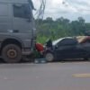 Grave acidente deixa duas pessoas morrem na BR-135 em Presidente Dutra
