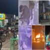 Bandidos explodem duas agências bancárias e fazem moradores de reféns em Amarante do Maranhão
